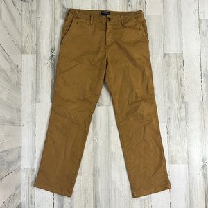 mens brown/tan american eagle pants size 33x32 relaxed straight